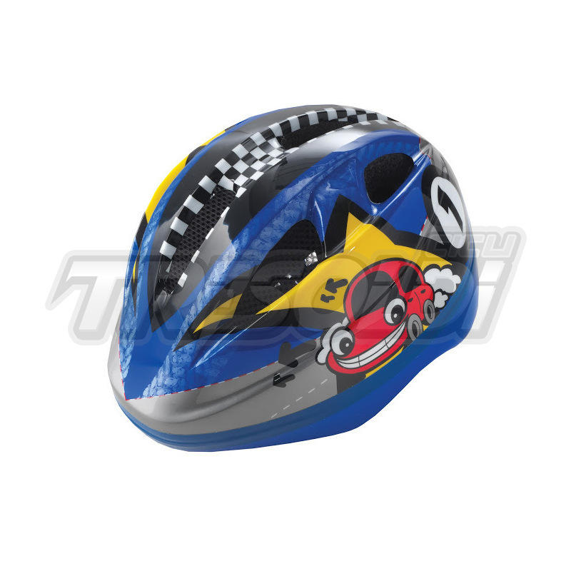 Casco Bimbo Car Blu