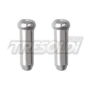 TERMINALE CAVO FRENO/CAMBIO silver 2,3mm 2PZ