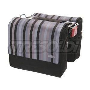 CP BORSE POST. RIGHE GRIGIE 33x28x9
