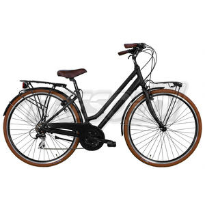 TRS CITY MINIMAL D 28\" - ACERA 21V STEF - RIGIDA - NERO/MARRONE
