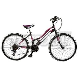 TRS MTB LINCY D 26\" - 18V - NERO OPACO/FUXIA