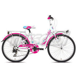 TORPADO KELLY 611 D 24\" - 6V - BIANCO/FUXIA