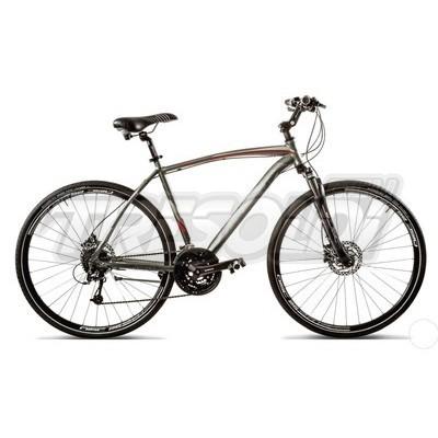 TRS HYB ZEFIRO U 28\" - ACERA 24V - DISK IDR. ML - ANTRACITE/ROSSO - L/52