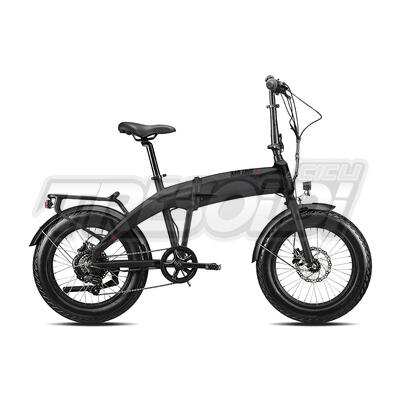 TORPADO E-BIKE MOJAVE 300 FAT FOLDING 20\" '24 - ALL. 8V 5LV RIGIDA - DISK IDR. - NERO