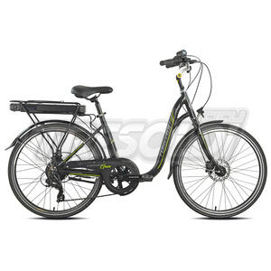 TORPADO E-BIKE CITY MONO GAIA 215 D 26\" - ALL. 7V 5LV - DISK IDR. - RIGIDA - NERO