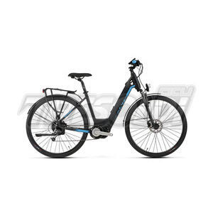 SANTS E-BIKE SANTA COMP D '23 - ALTUS 9V ML - NERO/AZZURRO - M/43